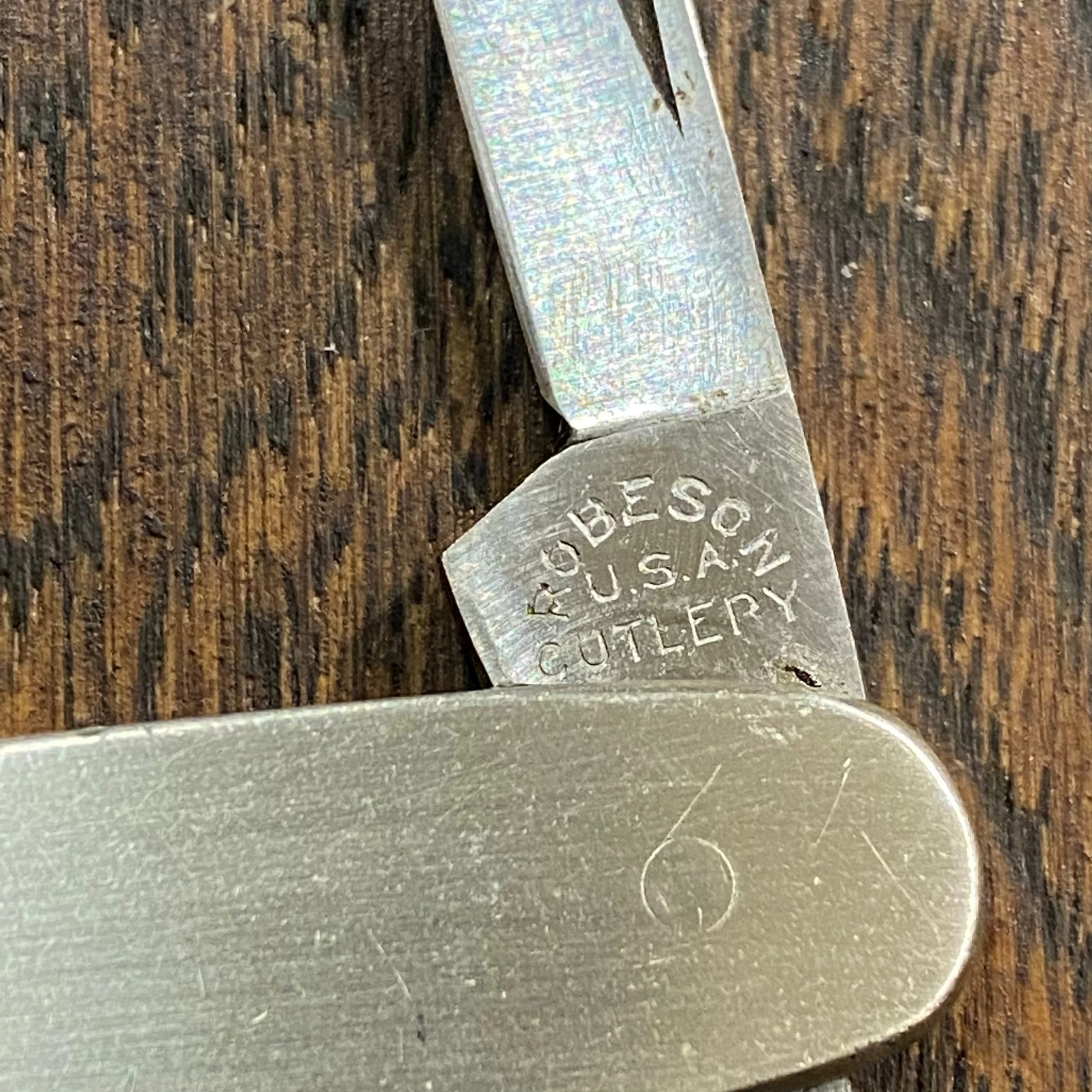 Vintage Robeson Shuredge 3” Pen Stainless Blade Nickel Scales 1922-38 7 Vintage Robeson Shuredge 3” Pen Stainless Blade Nickel Scales 1922-38 - Image 5