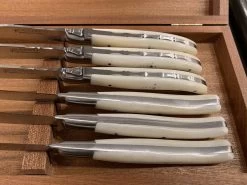 Fontenille Pataud Laguiole Steak Knife Set Of 6 Cow Bone -Knife shop 454d5eaa 9ac5 406a b99b 2155f3900534