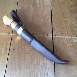 Iisakki Jarvenpaa Riistapuukko 110mm Stainless Steel Stacked Birchbark & Birch Puukko -Knife shop 4664bff1 59a5 47ab 86a1 7dab165d1d99