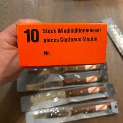 Windmühlenmesser New Vintage 4.25" Tomato Knife Round Tip Stainless Palisander 1960’s-70’s - Set Of 5 -Knife shop 475DF787 1FFB 4F19 89AA 8634B41FA862