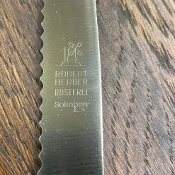 Windmühlenmesser New VIntage 4.25" Tomato Knife Round Tip Stainless Palisander 1960’s-70’s -Knife shop 4AB154F5 5AA7 4A6A AB52 F54761E43EE0