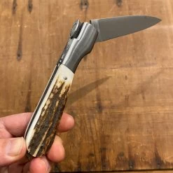 Fontenille Pataud Sperone 12cm Pocket Knife Stag Lockback -Knife shop 4C9E6289 87A4 4187 9542 74129B739484