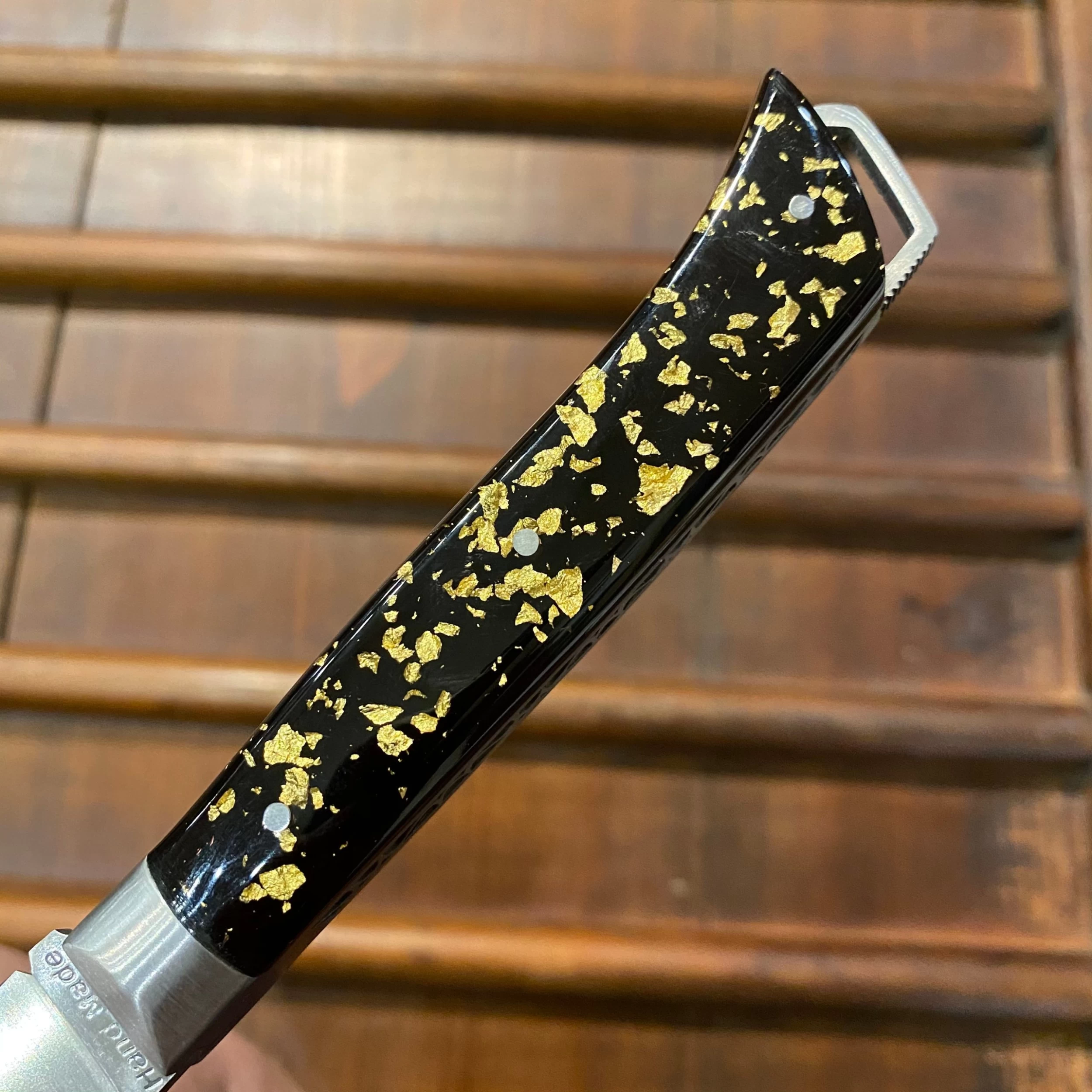 Fontenille Pataud Saint Bernard 11cm Pocket Knife Feuille D'Or Lockback 6 Fontenille Pataud Saint Bernard 11cm Pocket Knife Feuille D'Or Lockback - Image 4