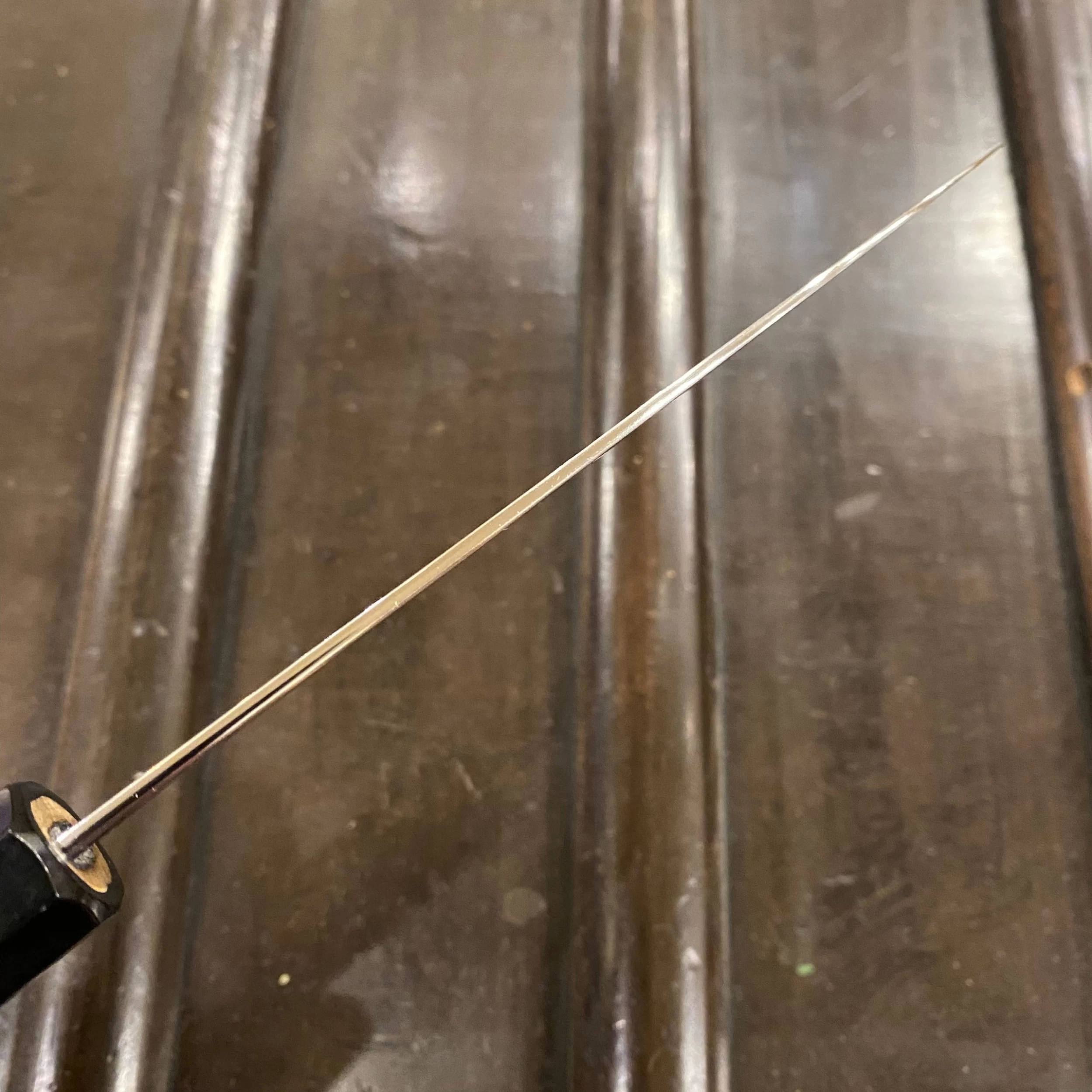 Takada No Hamono 135mm Petty Iron Clad Shirogami 2 Ho & Horn Octagonal 4 Takada No Hamono 135mm Petty Iron Clad Shirogami 2 Ho & Horn Octagonal - Image 2