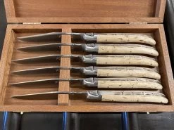 Fontenille Pataud Laguiole Steak Knife Set Of 6 Curly Birch -Knife shop 4dd9c9ef 14fe 40c9 ac99 94612e675e61