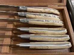 Fontenille Pataud Laguiole Steak Knife Set Of 6 Curly Birch -Knife shop 4ea45b4d 3b0a 4145 a6f1 7a6178e078a1