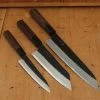 Nigara Hamono SG2 Kurouchi Tsuchime 3 Knife Set -Knife shop 5 26 766