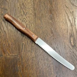 Windmühlenmesser New Vintage 4.25" Tomato Knife Round Tip Stainless Palisander 1960’s-70’s - Set Of 5 -Knife shop 5D7F145E 9F21 4321 85DE 3CEC82EA94CE