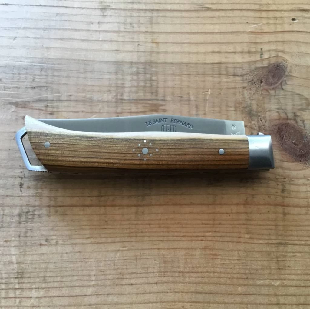 Fontenille Pataud Saint Bernard 11cm Pocket Knife Pistachio Lockback 5 Fontenille Pataud Saint Bernard 11cm Pocket Knife Pistachio Lockback - Image 3