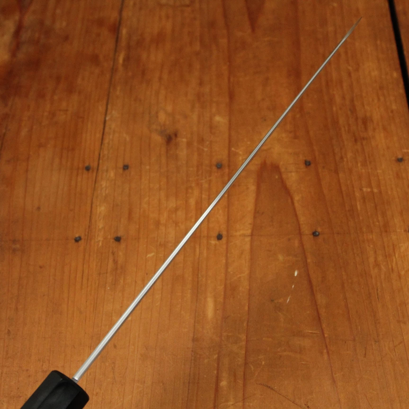 Makoto Tadokoro Marushin 240mm Gyuto Ginsanko Teak 8 Makoto Tadokoro Marushin 240mm Gyuto Ginsanko Teak - Image 6