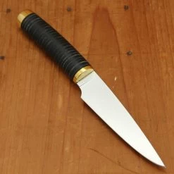 Florentine Four 100mm Paring Knife Carbon Black & Black -Knife shop 6 7 883