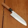Tanabe Tatara 165mm Santoku Single Bevel Suminagashi Tamahagane Yamazuka -Knife shop 6 9 941