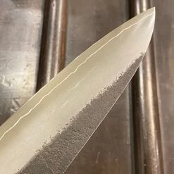 Konosuke Madei Sumiiro 240mm Gyuto SLD Kurouchi Nashiji - By Nihei W/ Saya -Knife shop 62BD3F1F 882C 4F85 9BA9 6D61E72548CA