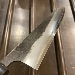 Konosuke Madei Sumiiro 240mm Gyuto SLD Kurouchi Nashiji - By Nihei W/ Saya -Knife shop 6338C93A CD58 4F0D A842 12D342AEF971