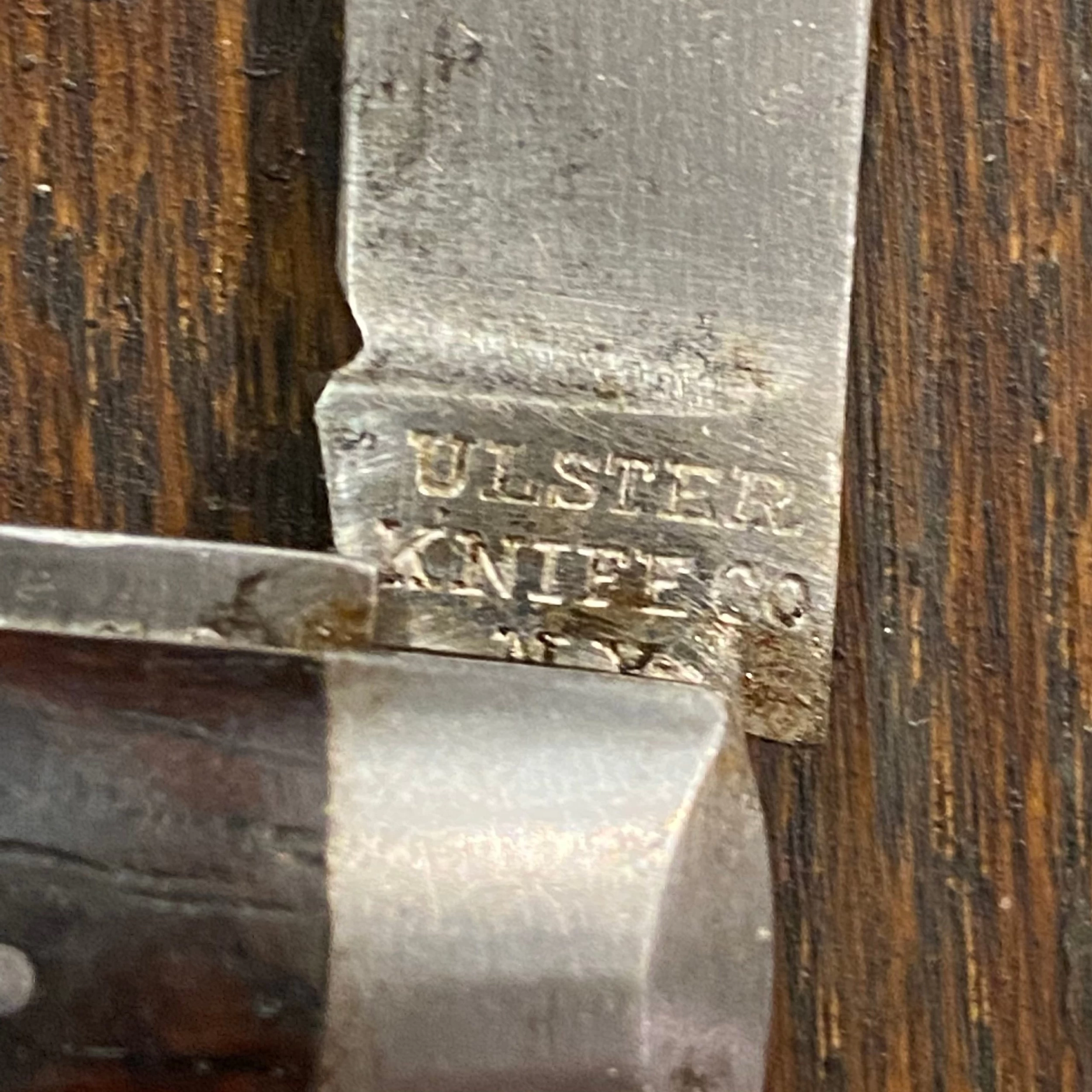 Vintage Ulster Knife Co. 3” Barehead Jack Carbon Blades Rosewood Scales 1876-1941 6 Vintage Ulster Knife Co. 3” Barehead Jack Carbon Blades Rosewood Scales 1876-1941 - Image 4