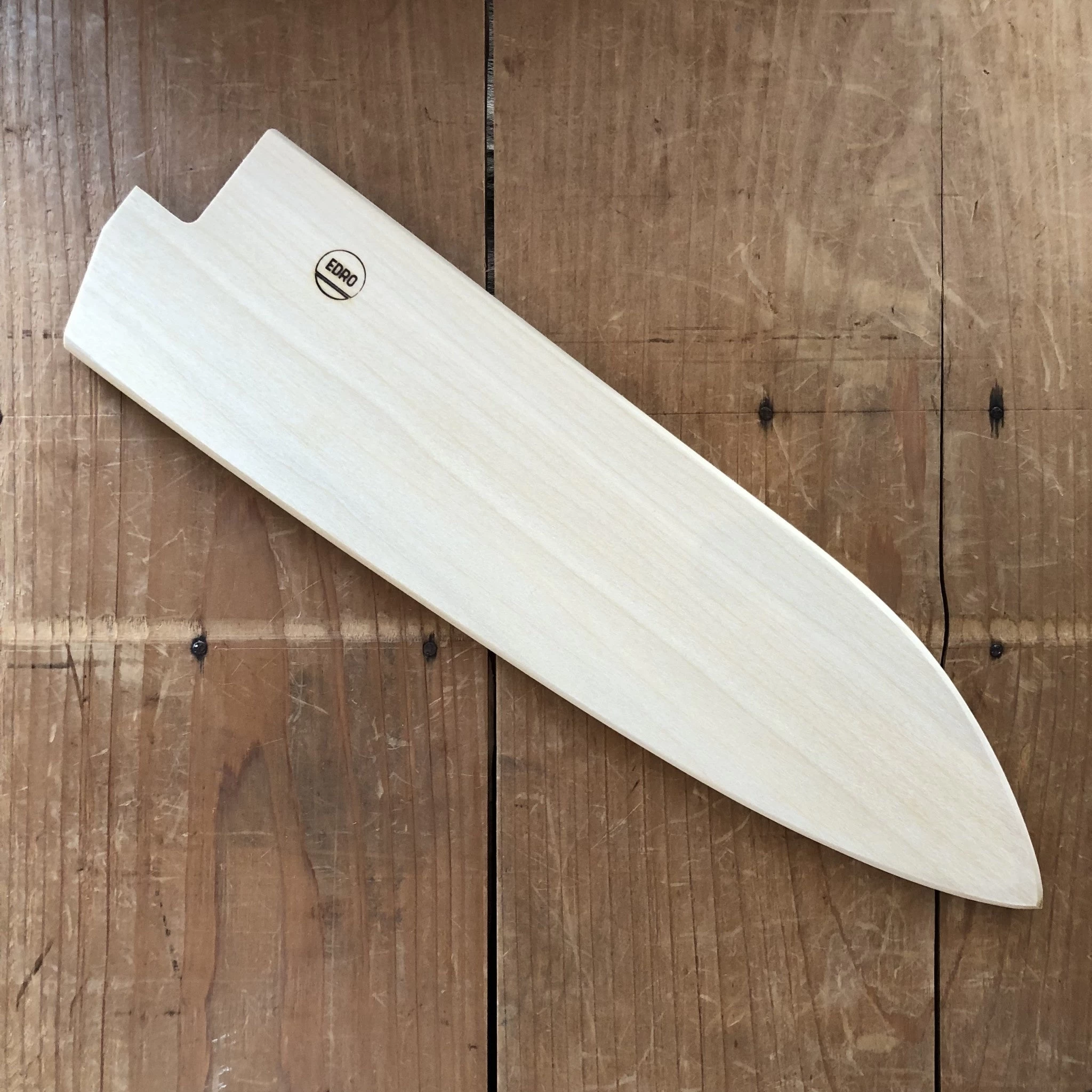 EDRO 240mm Wide TALL (65mm) Gyuto Saya - Poplar 3 EDRO 240mm Wide TALL (65mm) Gyuto Saya - Poplar
