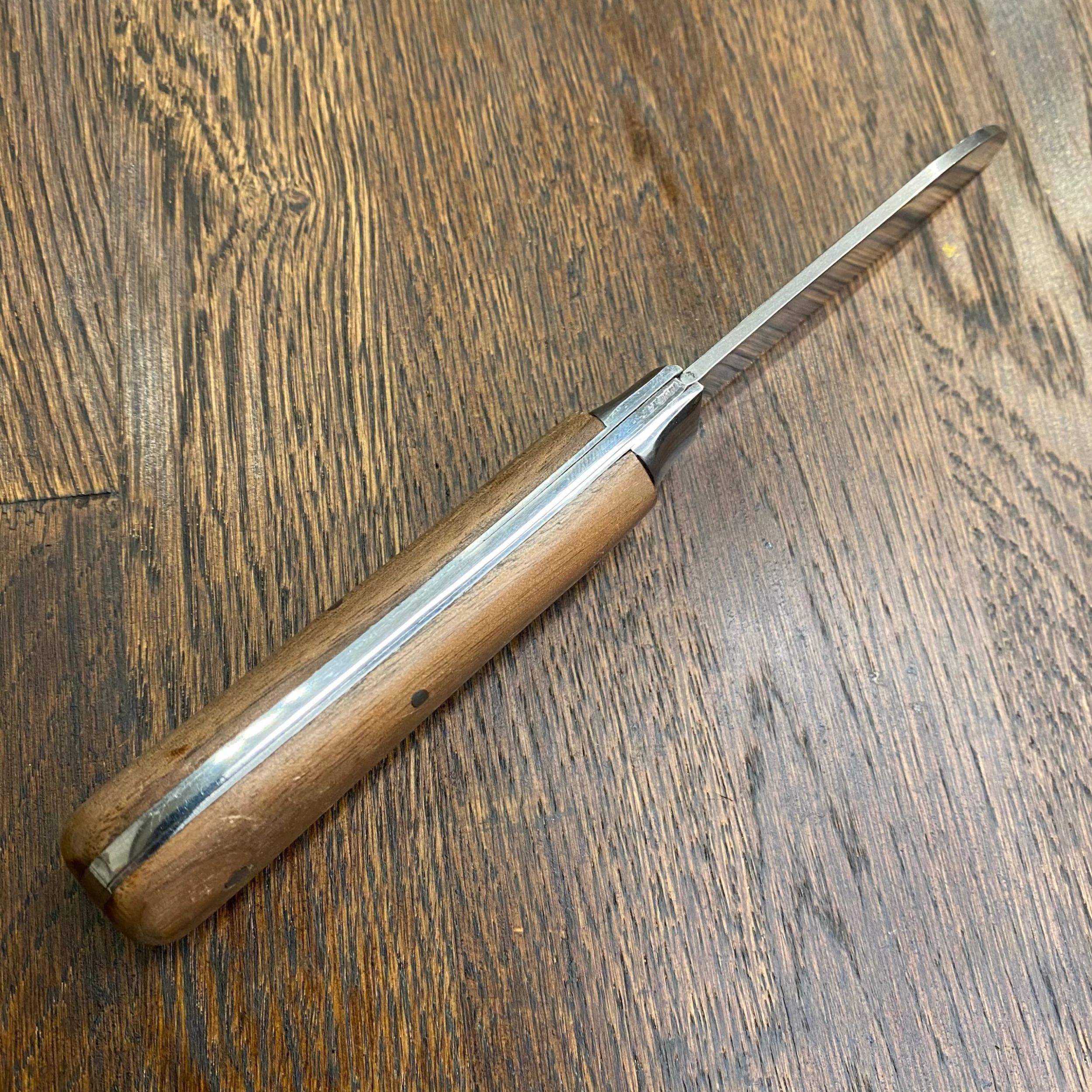 Friedr Herder 4” Sheepsfoot Jack Carbon Steel Sapele Wood 5 Friedr Herder 4” Sheepsfoot Jack Carbon Steel Sapele Wood - Image 3