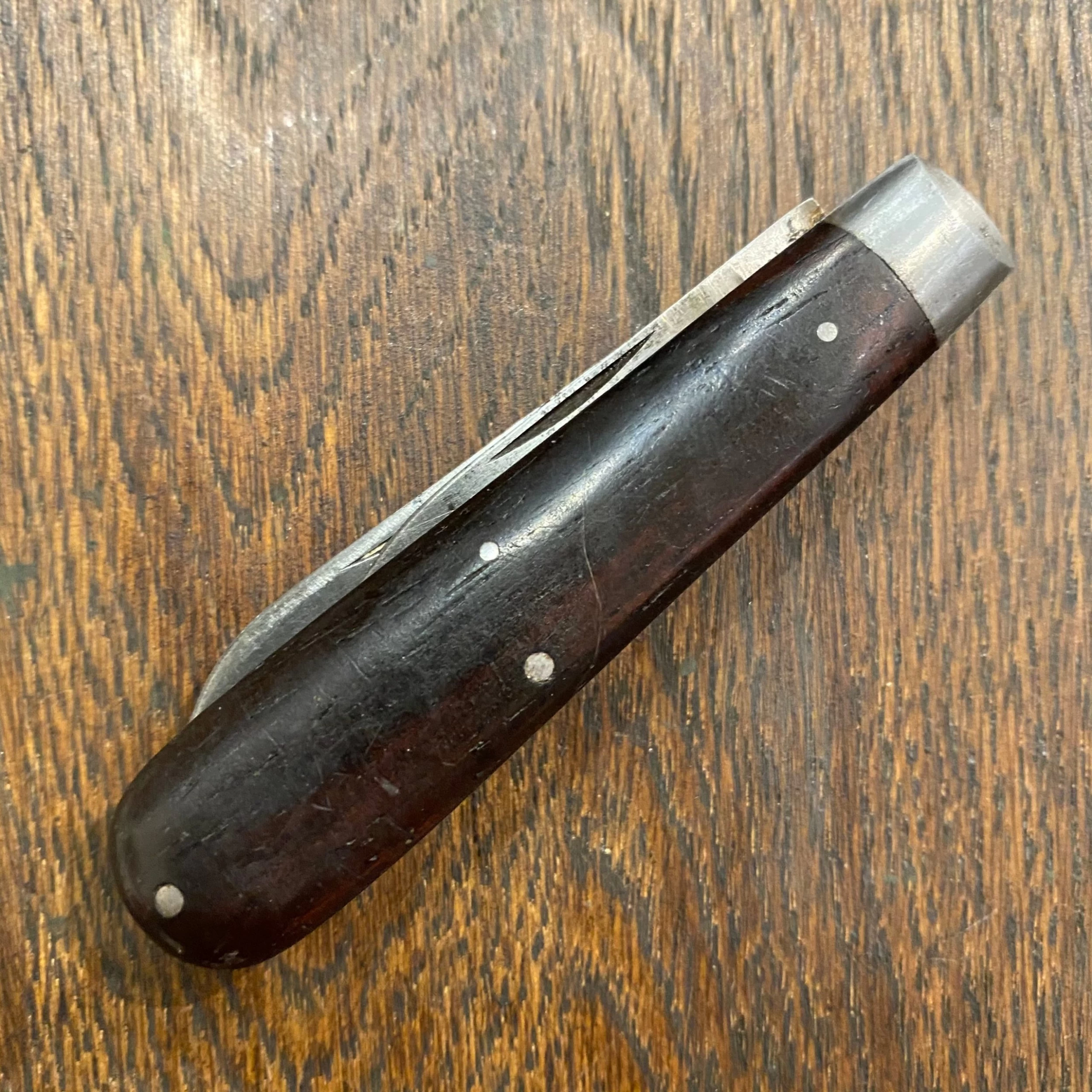 Vintage Ulster Knife Co. 3” Barehead Jack Carbon Blades Rosewood Scales 1876-1941 7 Vintage Ulster Knife Co. 3” Barehead Jack Carbon Blades Rosewood Scales 1876-1941 - Image 5