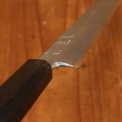 Hatsukokuro Nakagawa 270mm Kiritsuke Yanagi Aogami 1 Damascus Black Buffalo Horn -Knife shop 7 7 1083