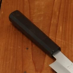 Hatsukokoro Nakagawa 240mm Sujihiki Ginsanko Ebony Black Buffalo Horn Handle -Knife shop 7 7 1127