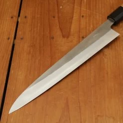 Yoshikane Hamono 240mm Sujihiki SKD Nashiji Teak Handle -Knife shop 7 9 1140