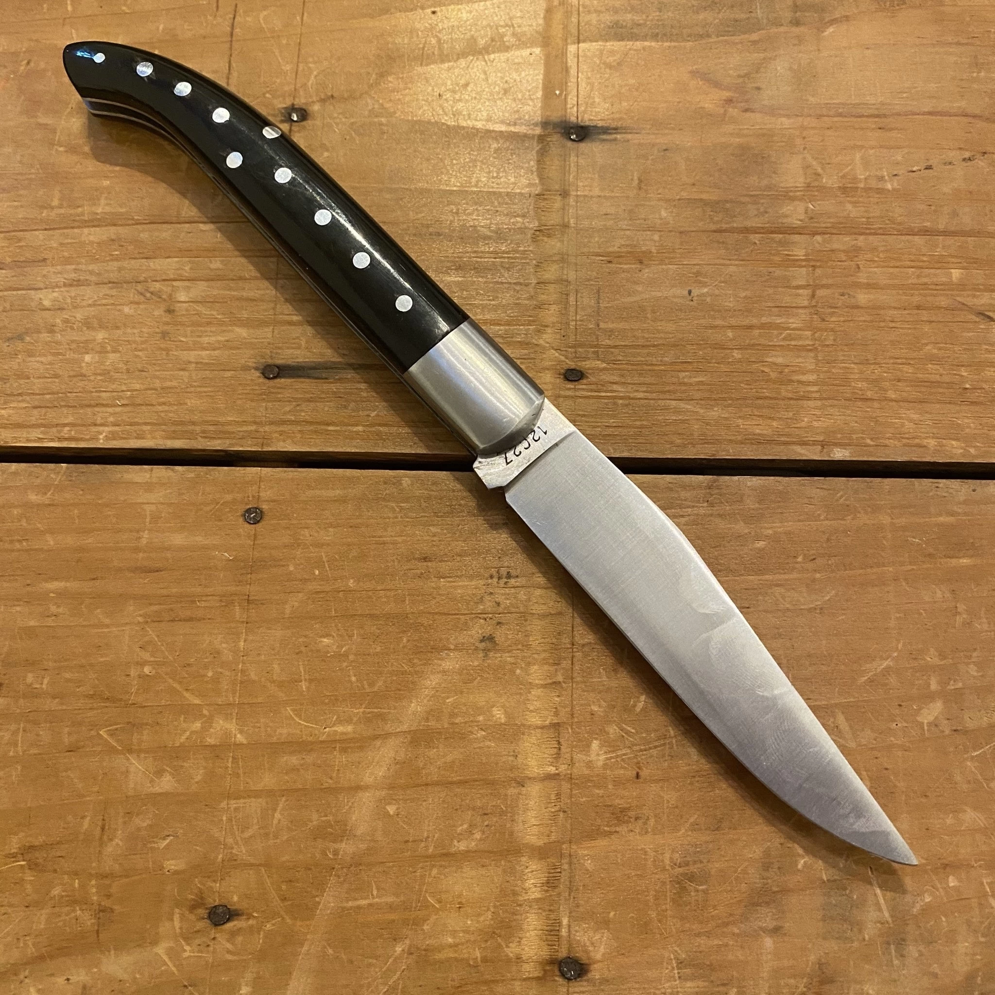 Au Sabot Basque 12cm Pocket Knife Stainless Horn 5 Au Sabot Basque 12cm Pocket Knife Stainless Horn - Image 3