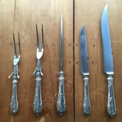 Vintage Landers Frary & Clark Aetna Works 5-piece Carving Set Silver-plated & Carbon Steel Circa 1890-1910 13 Vintage Landers Frary & Clark Aetna Works 5-piece Carving Set Silver-plated & Carbon Steel Circa 1890-1910 -Knife shop 7173f242 80b7 4319 9c79 7447a9af1efa