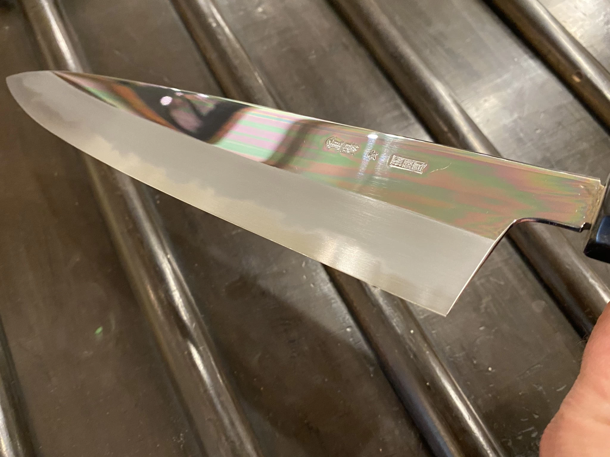 Sakai Kikumori Choyo 240mm Gyuto Aogami 1 With Saya 9 Sakai Kikumori Choyo 240mm Gyuto Aogami 1 With Saya - Image 7