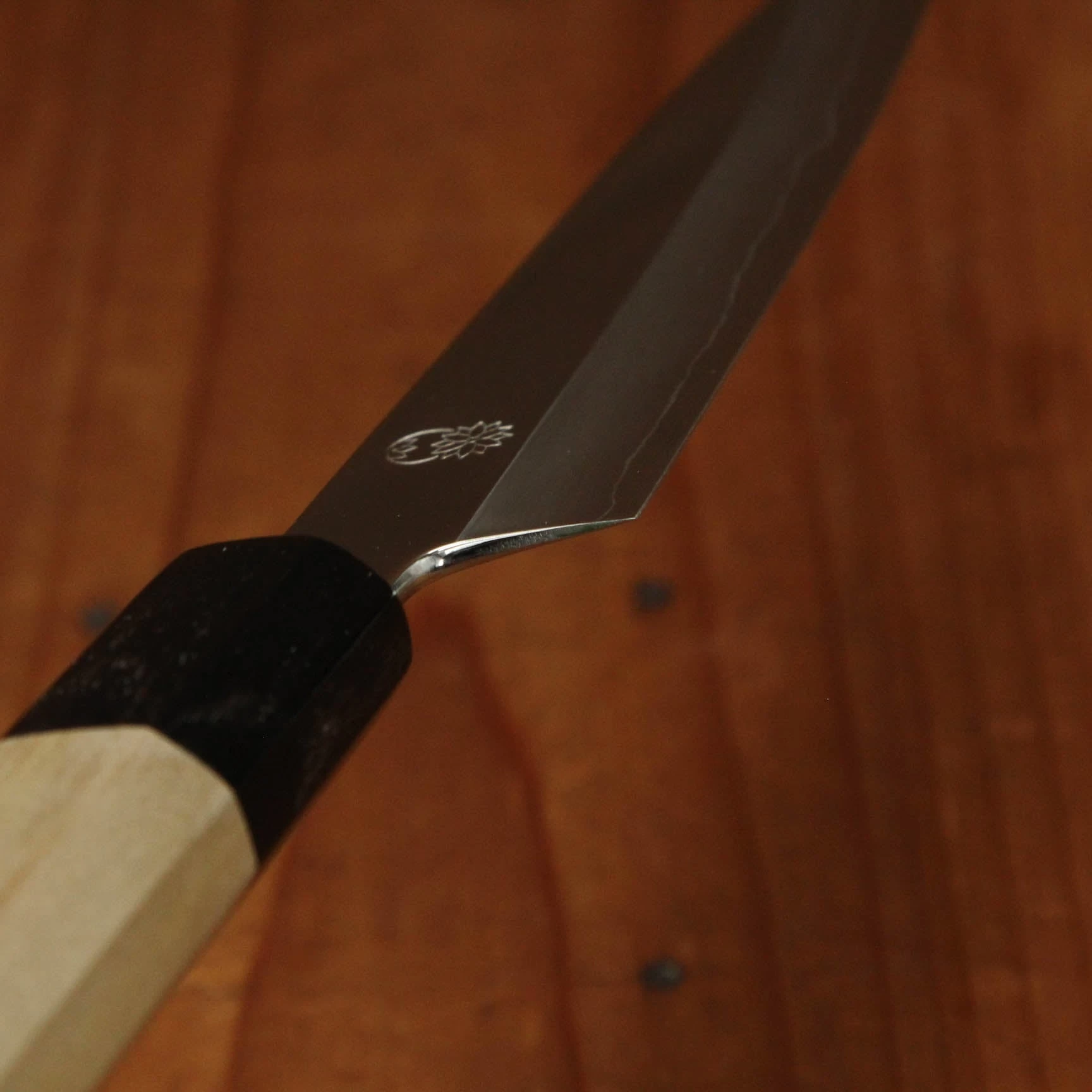 Sakai Kikumori Choyo 150mm Petty Ginsanko With Saya 11 Sakai Kikumori Choyo 150mm Petty Ginsanko With Saya - Image 9