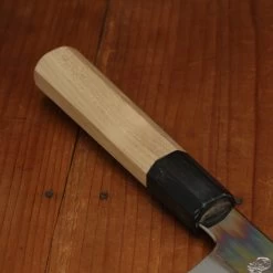 Sakai Kikumori Choyo 180mm Santoku Shirogami 2 With Saya -Knife shop 8 14 1437