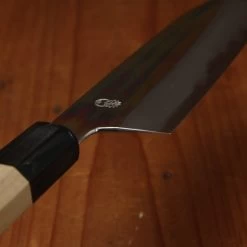 Sakai Kikumori Choyo 180mm Santoku Shirogami 2 With Saya -Knife shop 8 14 1443