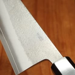Yoshikane Hamono 165mm Bunka SKD Nashiji Teak Handle -Knife shop 8 21 1490