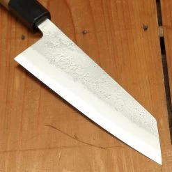 Yoshikane Hamono 165mm Bunka Shirogami 2 Nashiji Teak Handle -Knife shop 8 21 1495
