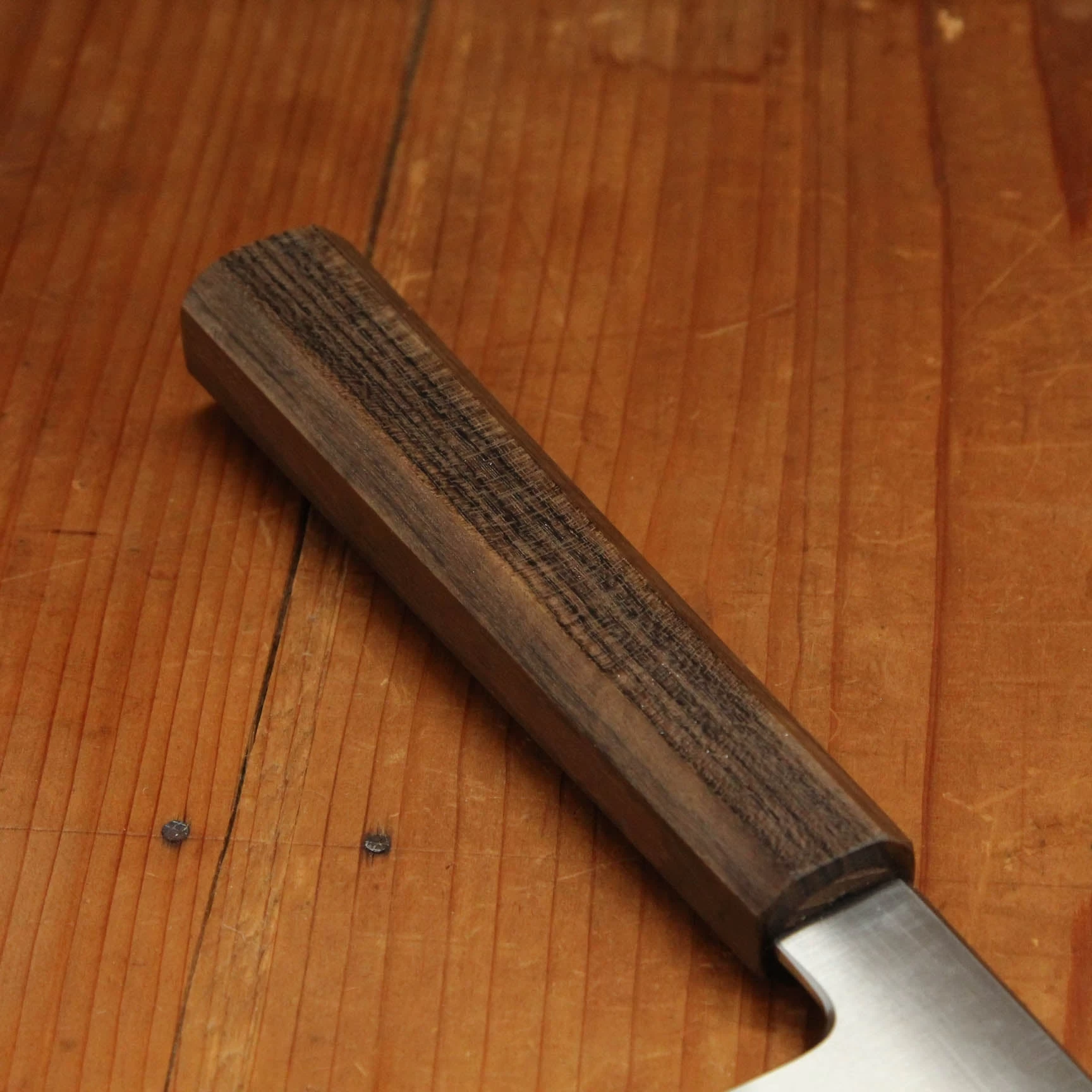 Myojin Riki Seisakusho 210mm Gyuto Cobalt Special Stainless Bubinga Handle 4 Myojin Riki Seisakusho 210mm Gyuto Cobalt Special Stainless Bubinga Handle - Image 2