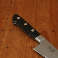 Ashi Hamono Ginga 150mm Honesuki Kaku Shirogami 2 Western Handle With Saya -Knife shop 8 7 1222