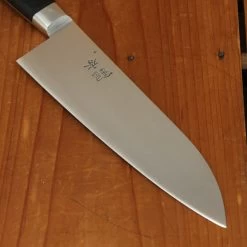 Ashi Hamono Ginga 165mm Santoku Swedish Stainless Western Handle With Saya -Knife shop 8 7 1231