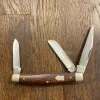 Vintage Schrade Walden 3 3/8" Stockman 832 Carbon Steel Wood Scales 1946-73