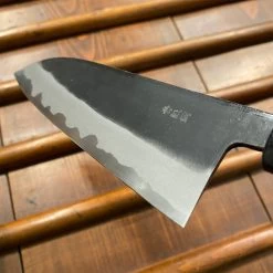 Hitohira MS 165mm Santoku Iron Clad Aogami 2 Kurouchi Rosewood -Knife shop 825265C8 420A 482E 9EBD 480A8B6AED9E