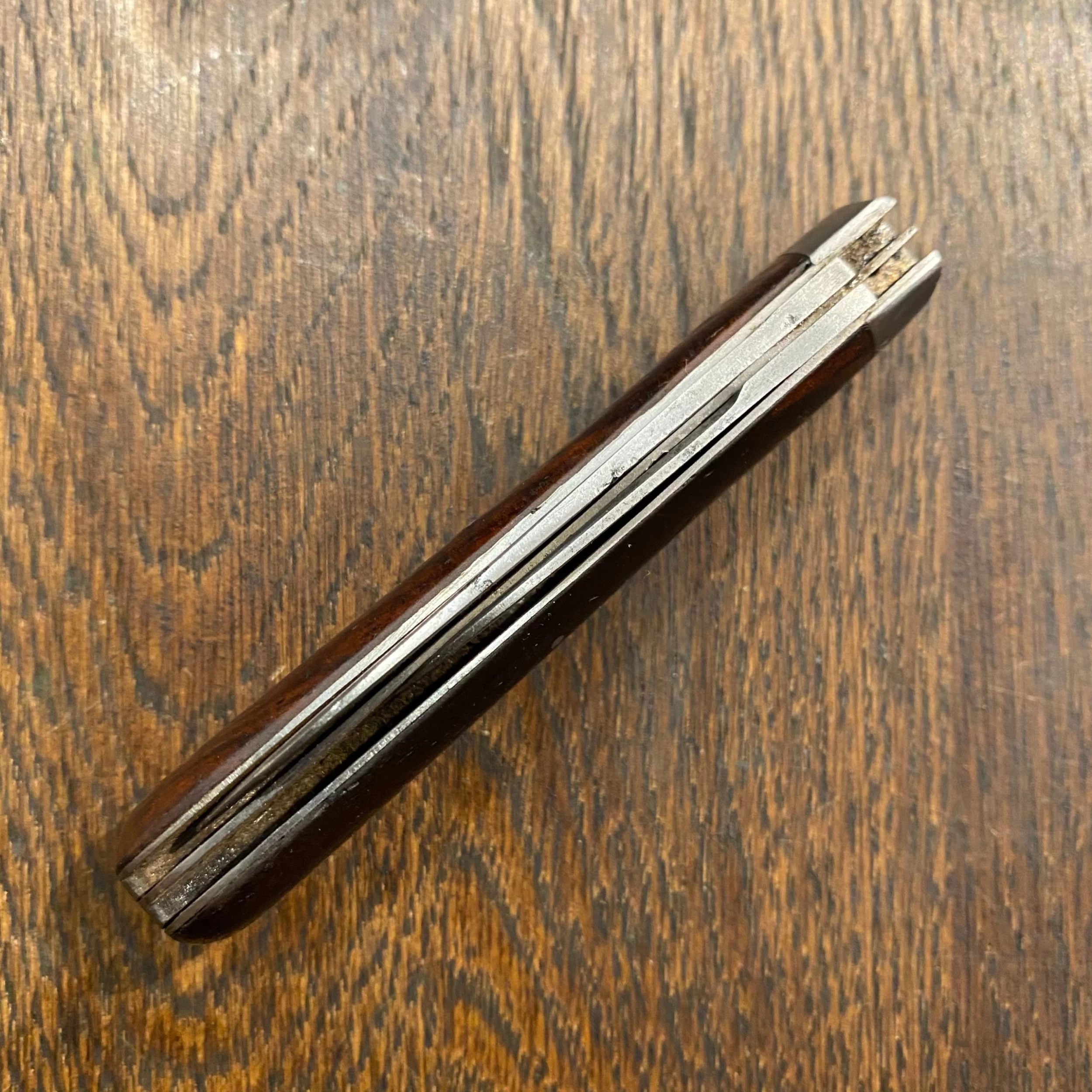 Vintage Ulster Knife Co. 3” Barehead Jack Carbon Blades Rosewood Scales 1876-1941 9 Vintage Ulster Knife Co. 3” Barehead Jack Carbon Blades Rosewood Scales 1876-1941 - Image 7