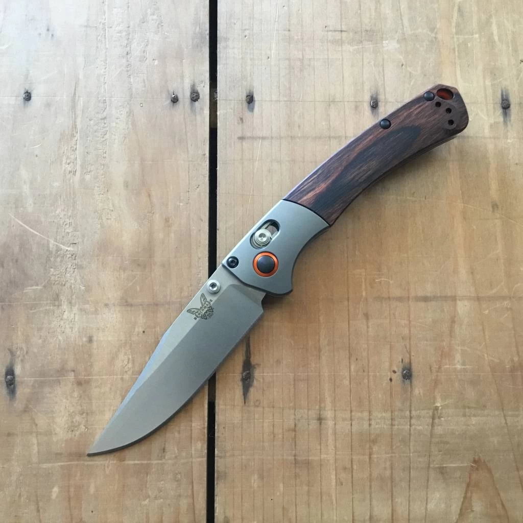 Benchmade 15085-2 Mini Crooked River Wood 3 Benchmade 15085-2 Mini Crooked River Wood