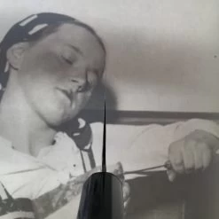 Sakai Kikumori 180mm Kiritsuke Santoku Aogami 2 Nashiji -Knife shop 84213fc2 d107 4279 9bc1 95fefe9396a0