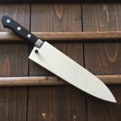Ashi Hamono Ginga 180mm Santoku Swedish Stainless Western Handle With Saya -Knife shop 842194da 84a1 4259 87b0 8ede1e4c4465
