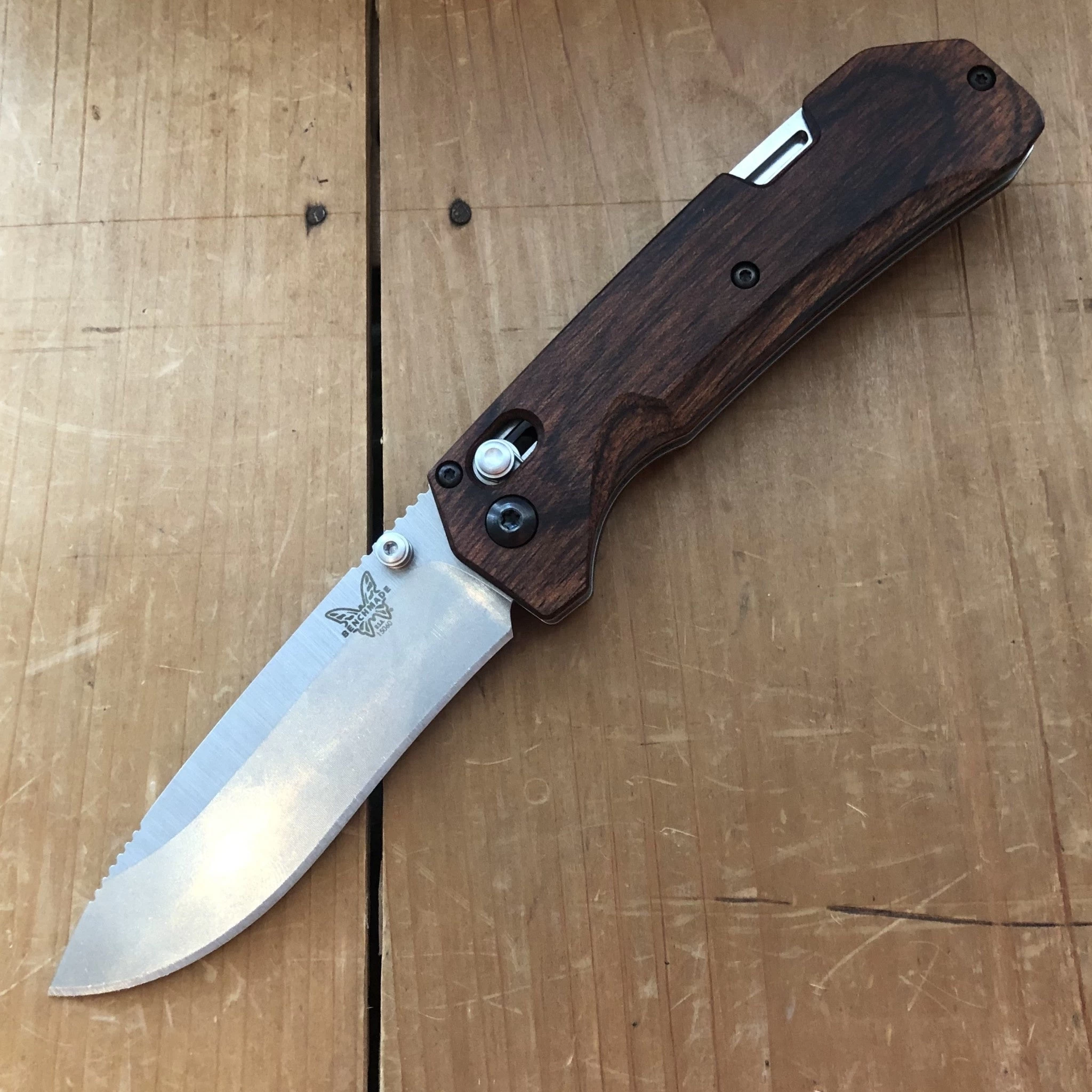 Benchmade 15060-2 Grizzly Creek Stabilized Wood 3 Benchmade 15060-2 Grizzly Creek Stabilized Wood