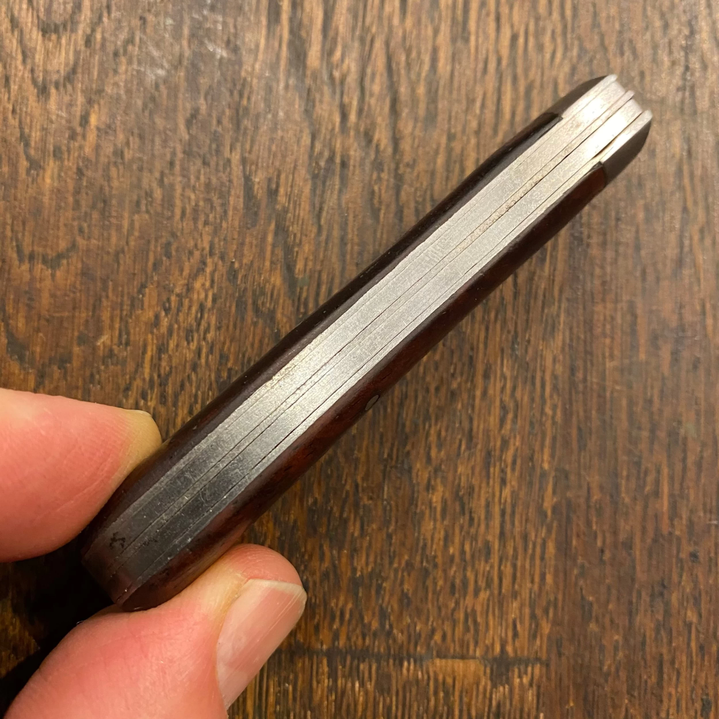 Vintage Ulster Knife Co. 3” Barehead Jack Carbon Blades Rosewood Scales 1876-1941 10 Vintage Ulster Knife Co. 3” Barehead Jack Carbon Blades Rosewood Scales 1876-1941 - Image 8