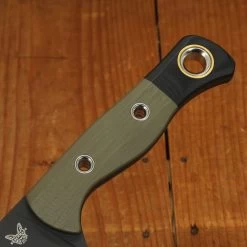 Benchmade Cutlery Station Knife OD Green G10 Handle Black G10 Bolster -Knife shop 9 1 1624