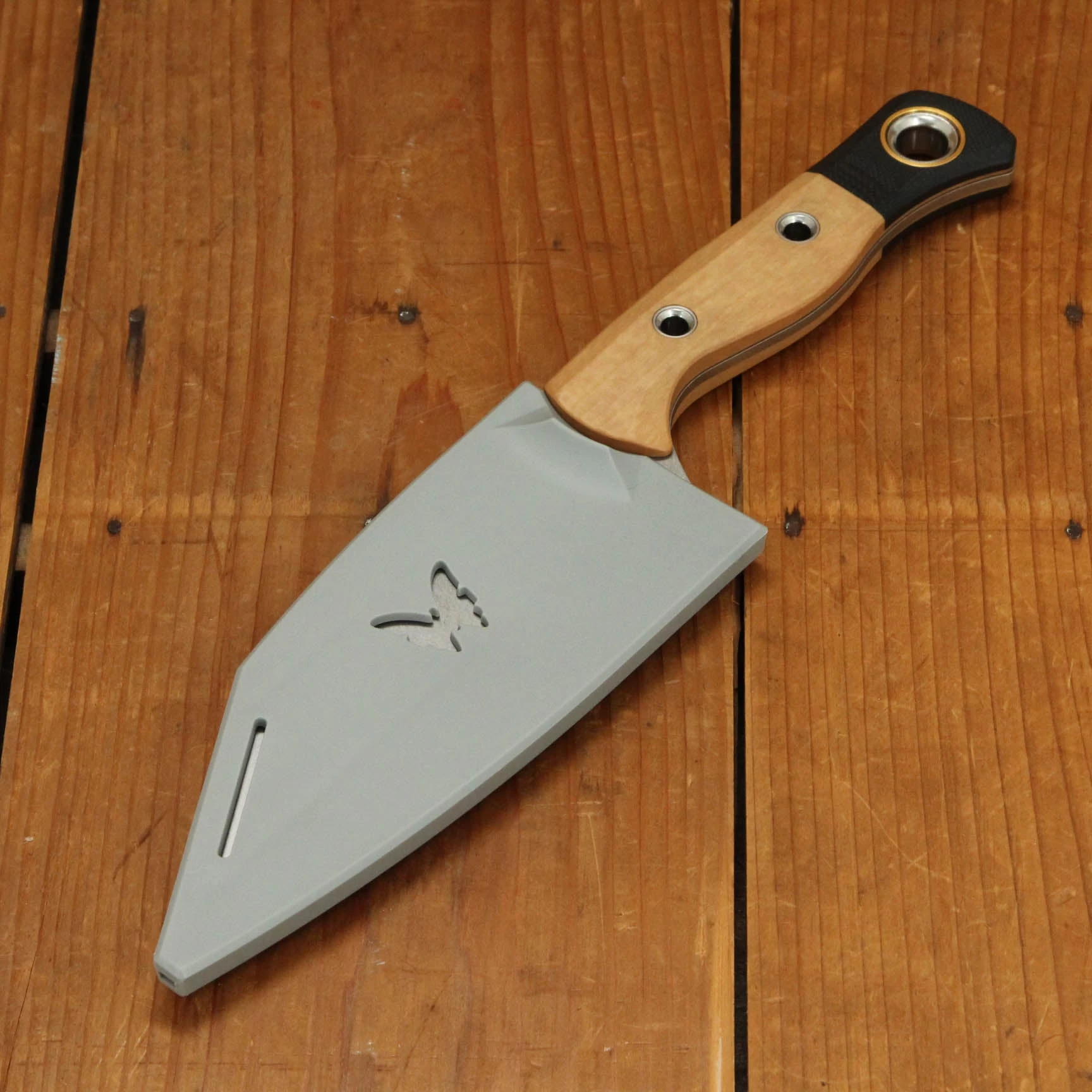 Benchmade Cutlery Station Knife Maple Valley Richlite Handle With Black G10 Bolster 4 Benchmade Cutlery Station Knife Maple Valley Richlite Handle With Black G10 Bolster - Image 2