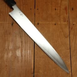 Takada No Hamono 300mm Sujihiki Ginsanko Stainless Suiboku Finish Octagonal Rosewood Handle -Knife shop 9 3 1656