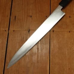 Takada No Hamono 300mm Sujihiki Ginsanko Stainless Suiboku Finish Octagonal Rosewood Handle -Knife shop 9 3 1657