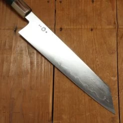 Takada No Hamono 240mm Kiritsuke Gyuto Aogami 1 Suminagashi Ebony Octagonal 13 Takada No Hamono 240mm Kiritsuke Gyuto Aogami 1 Suminagashi Ebony Octagonal -Knife shop 9 3 1670