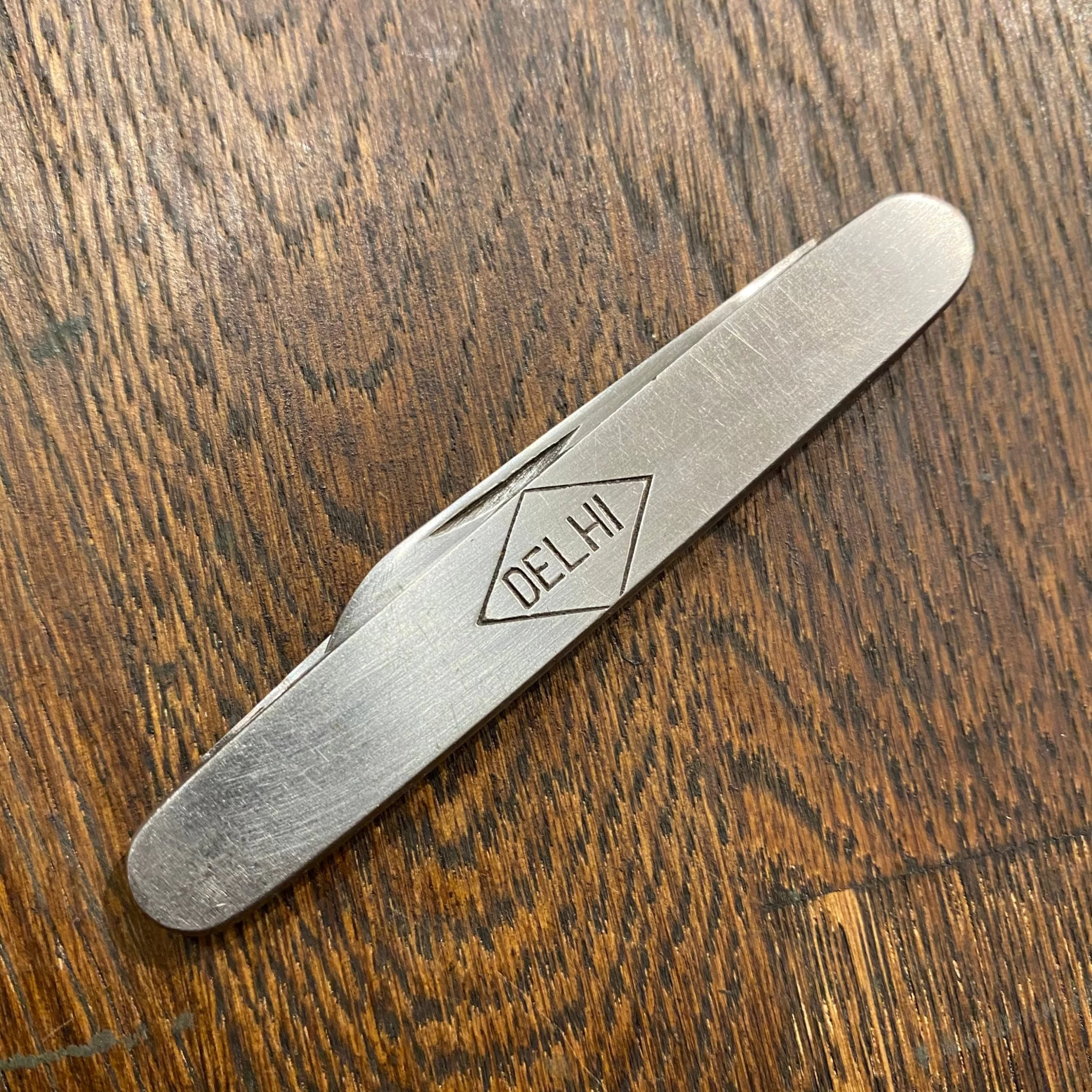 Vintage Robeson Shuredge “Delhi” 3” Pen Stainless Blade Nickel Scales 1922-77 7 Vintage Robeson Shuredge “Delhi” 3” Pen Stainless Blade Nickel Scales 1922-77 - Image 5